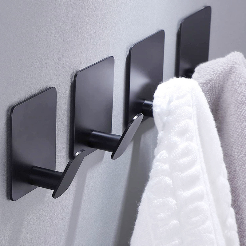 Home Bathroom Hardware - 1/4개 스테인리스 스틸 욕실용품 수건걸이 코트