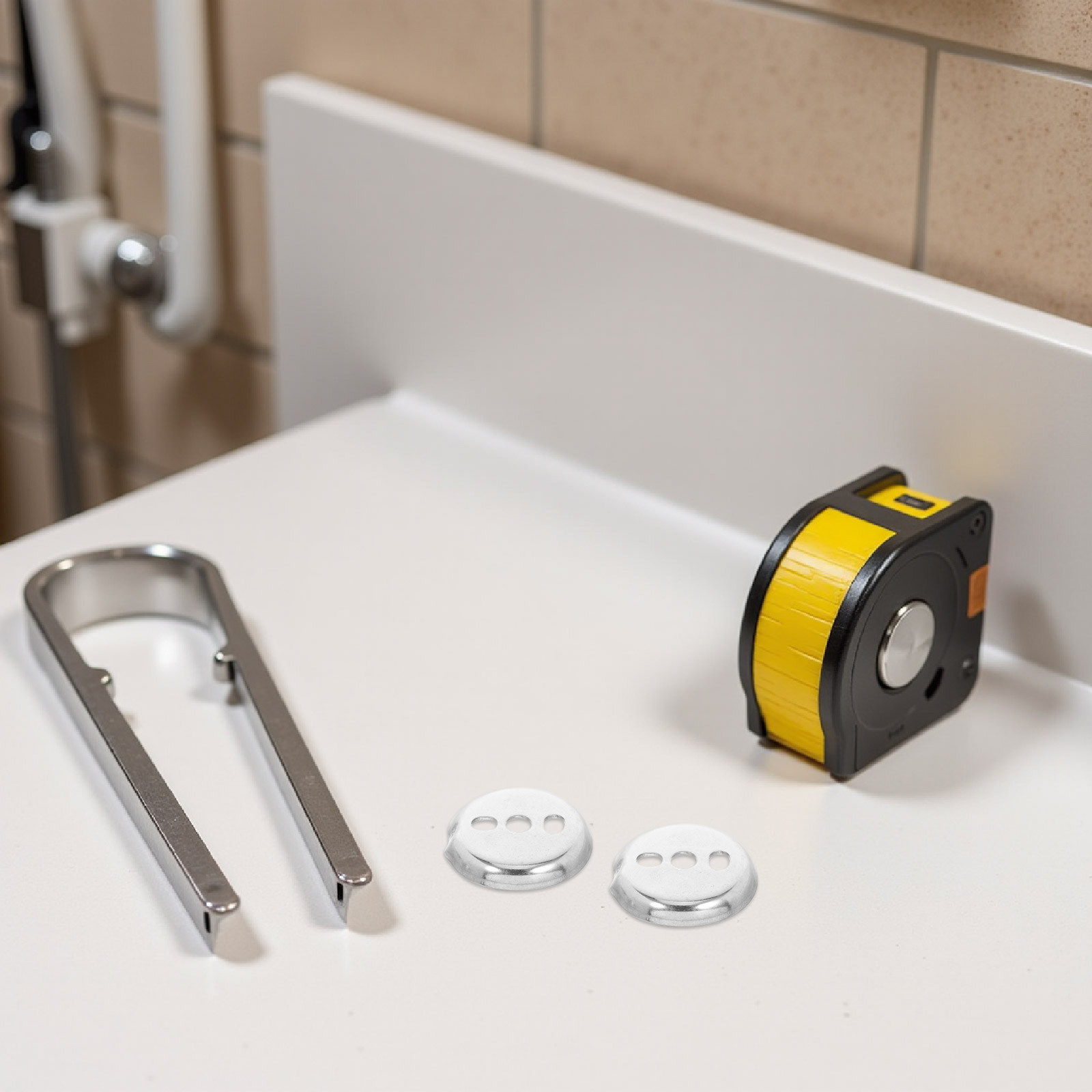Towel Bar Stainless - 4개 방수 타월 바 베이스 스페이서