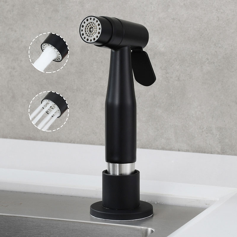 Basin Mixer Tap - 304 스테인레스 스틸 블랙 주방 싱크대