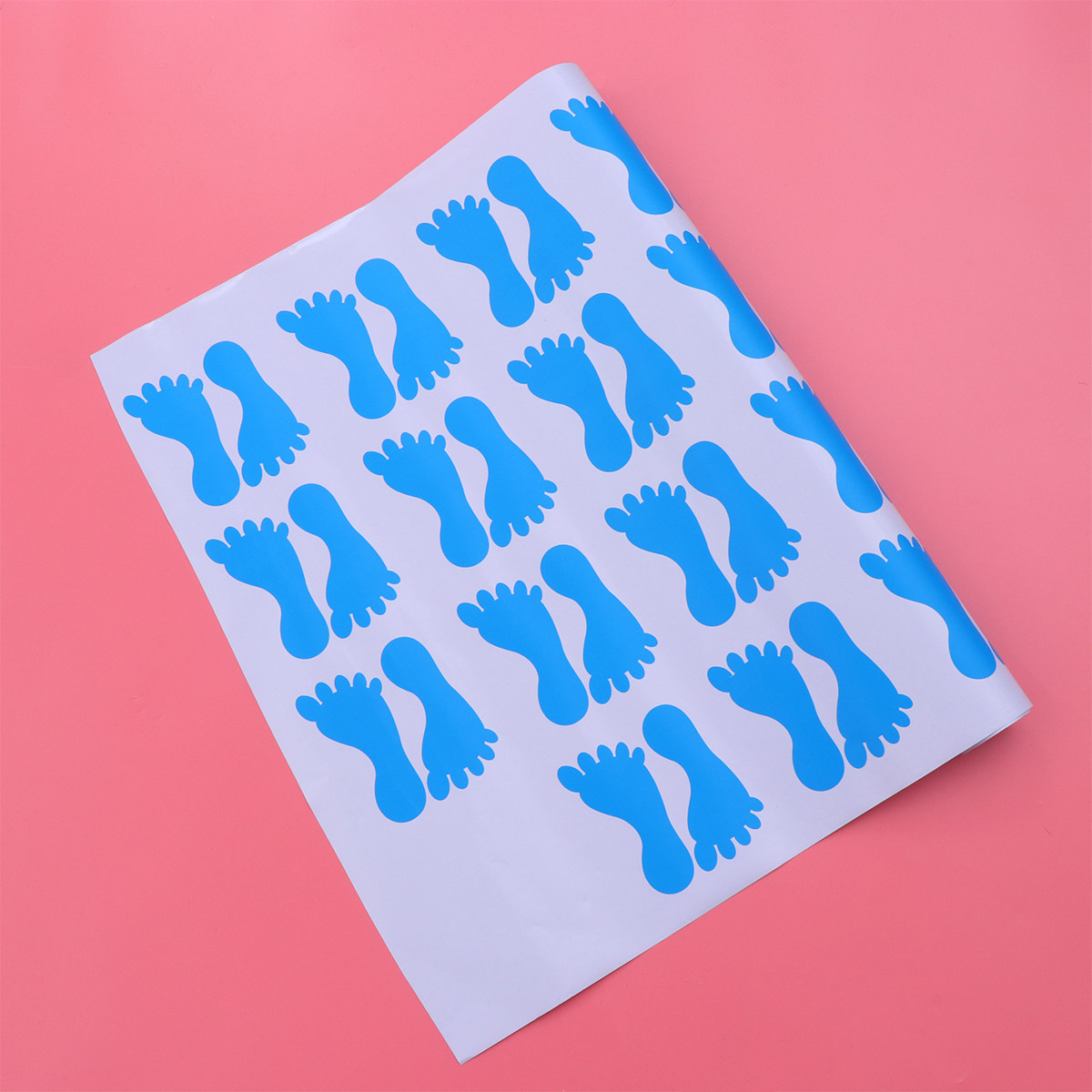 Home Bathroom Decor - 20 쌍 발자국 바닥 스티커 PVC