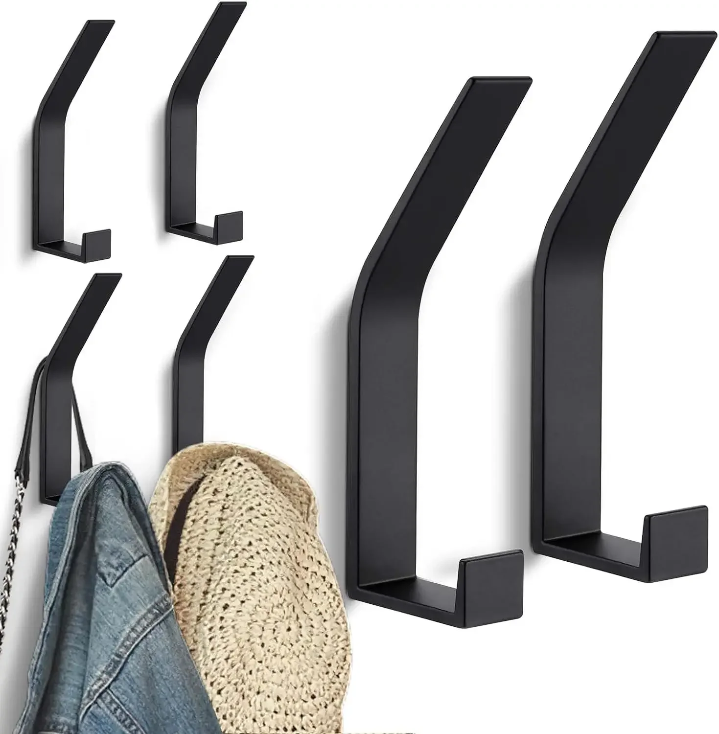 Towel Bar Stainless - 4/5/6pcs 헝겊 후크 벽 드릴링 나사