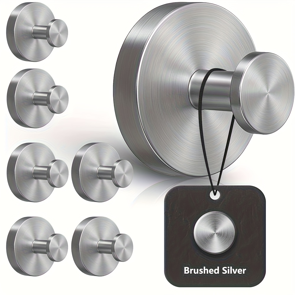 Towel Bar Stainless - 6/1PC 스테인리스 스틸 흡착컵 후크 펀치프리