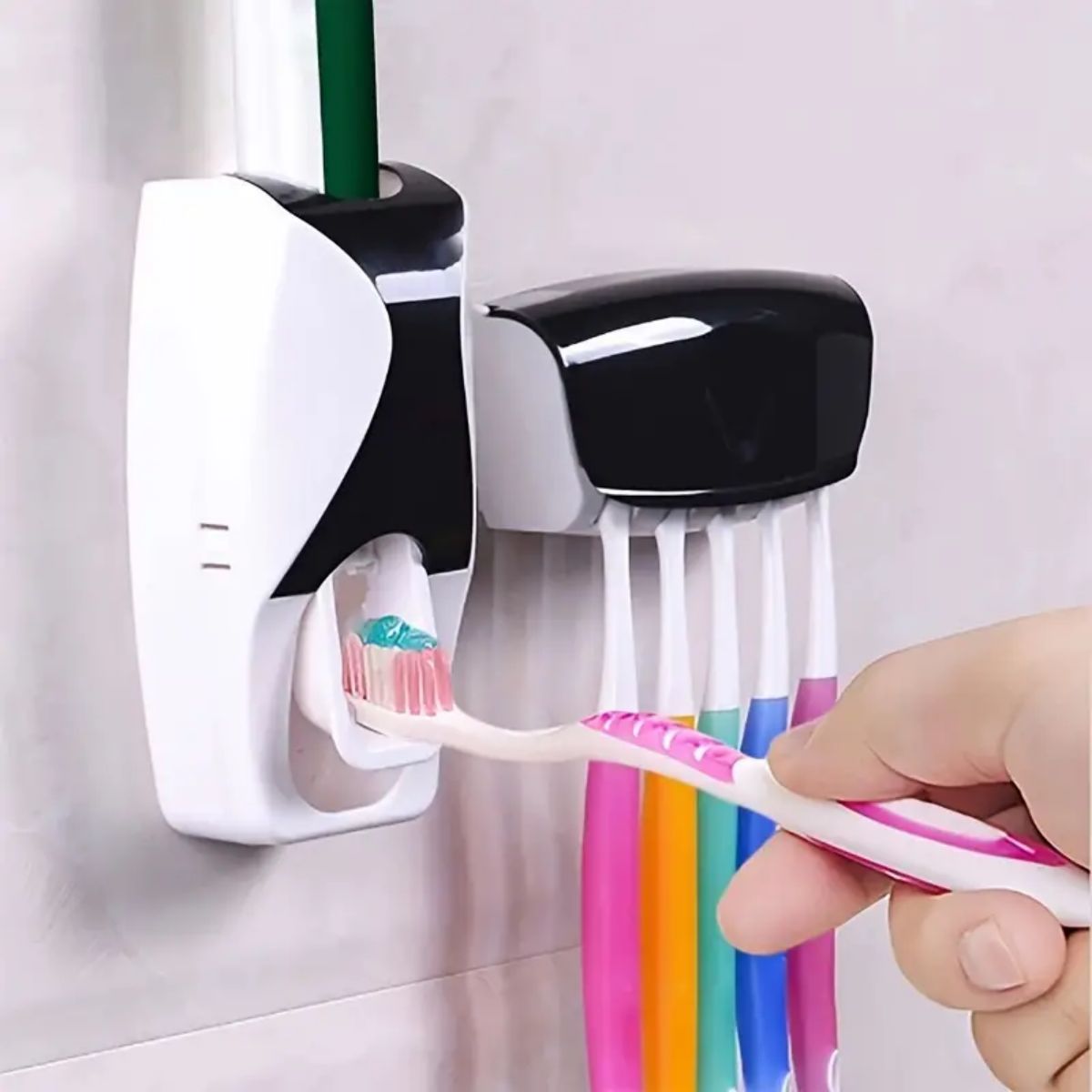 Toothbrush Holder Set - 1 세트 자동 치약 디스펜서 및