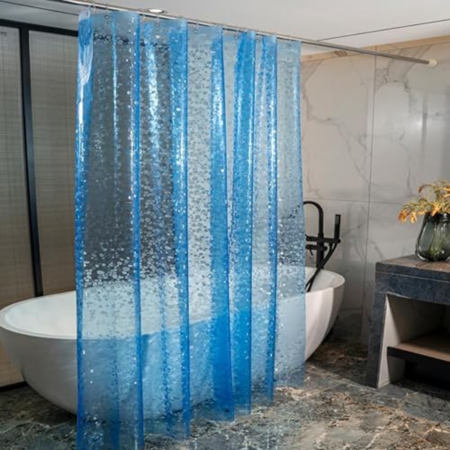 Shower Curtain Liner - 샤워 커튼 라이너, 100% 방수 EVA