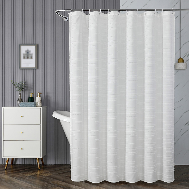 Shower Curtain Liner - 방수 폴리에스터 우븐 원단 샤워 커튼,