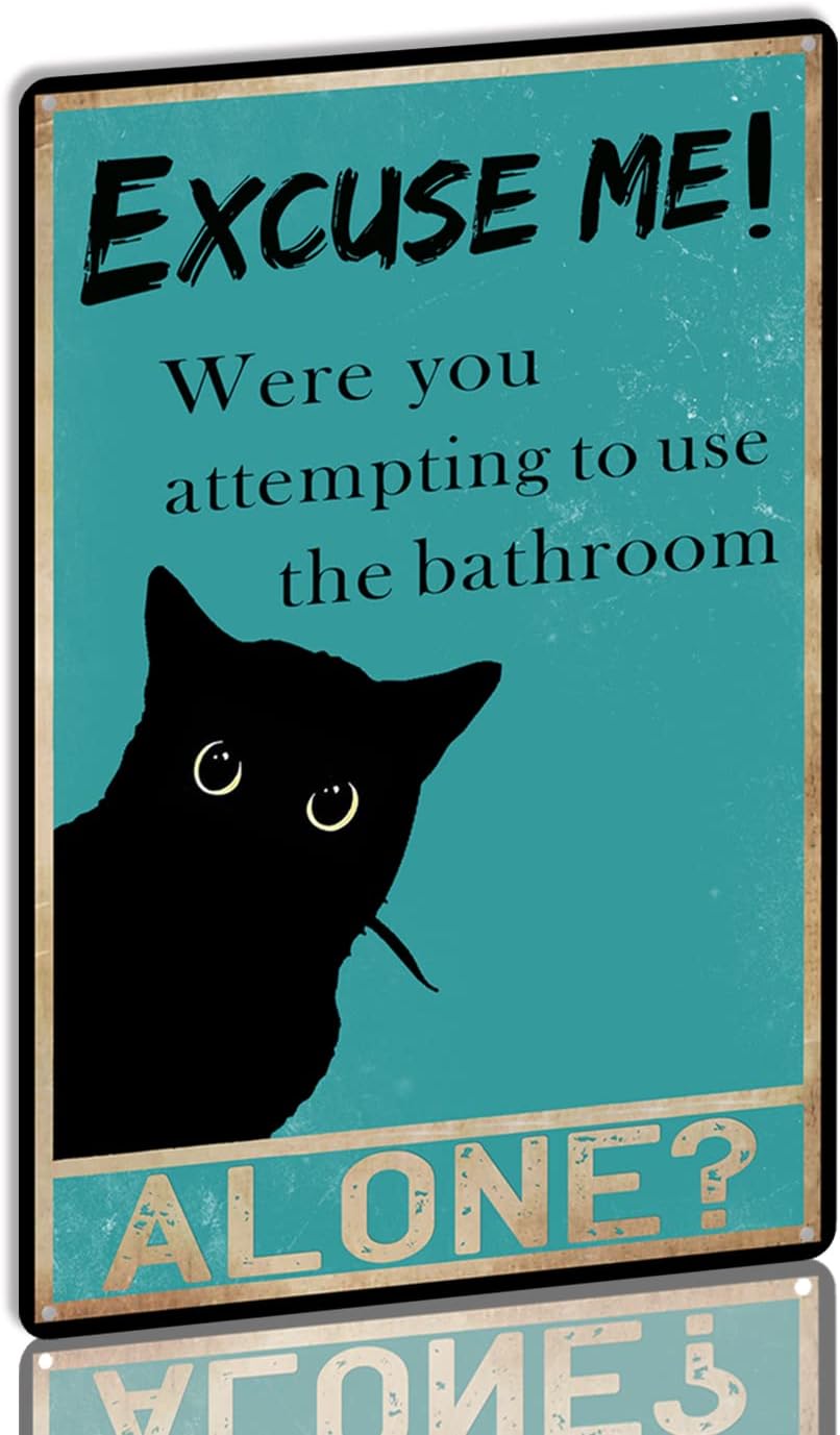 Home Alone Bathroom - YLUYINOM 주석 기호 재미 있은 검은