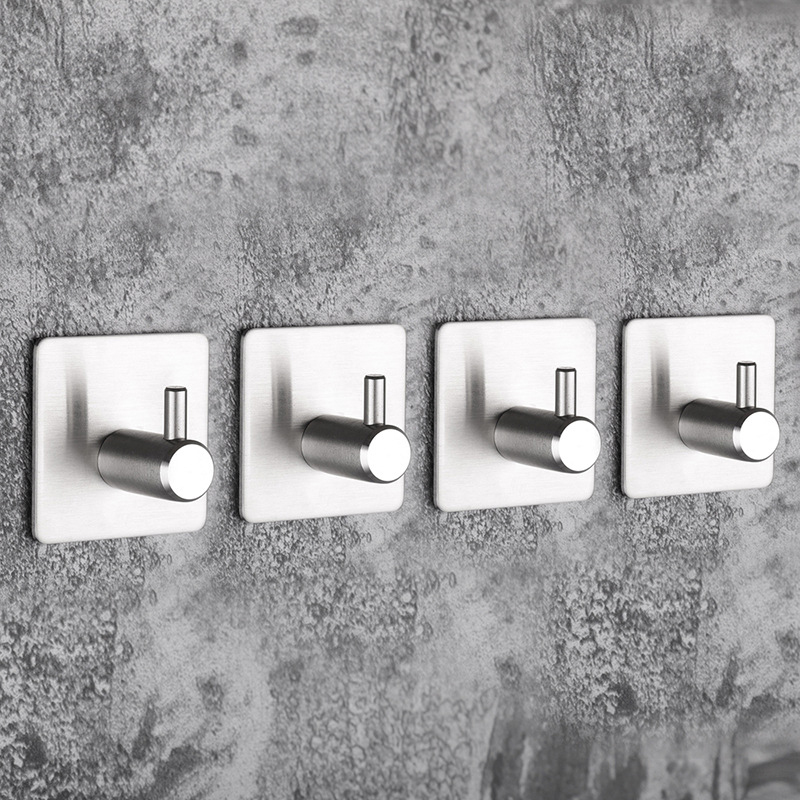 스테인레스 스틸 자체 접착 벽걸이, 코트 걸이, 키 홀 - Towel Bar Stainless 리뷰 및 가격