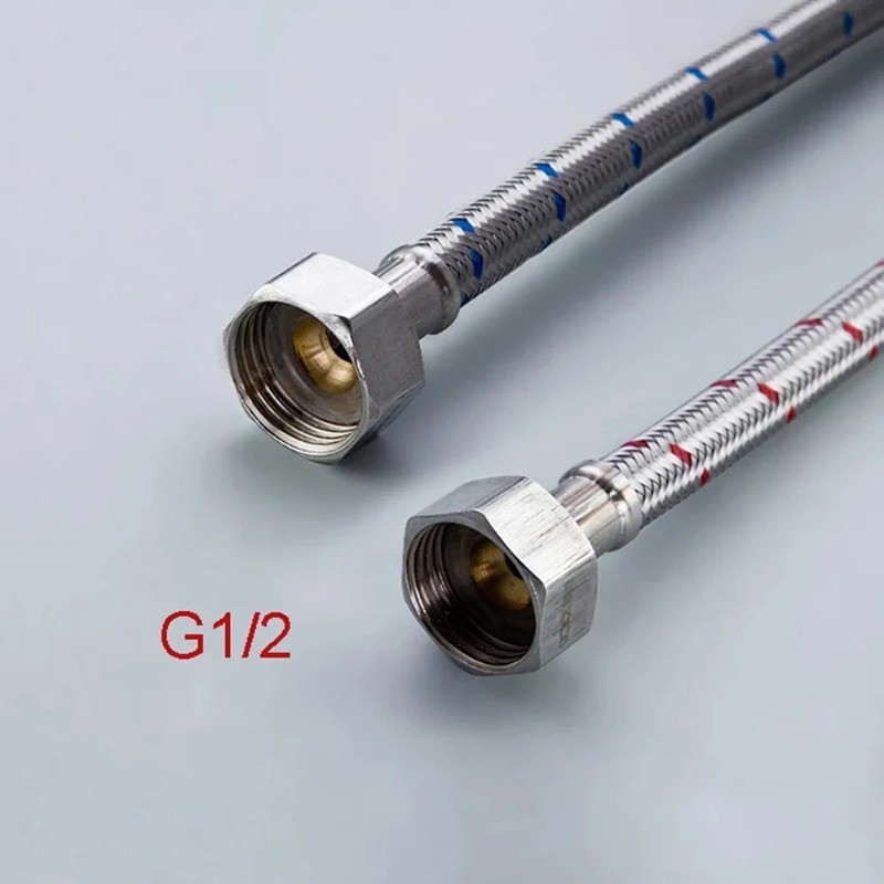 2PCS 60cm 유연한 배관 파이프 G1/2 G3/8 - Basin Mixer Tap 리뷰 및 가격