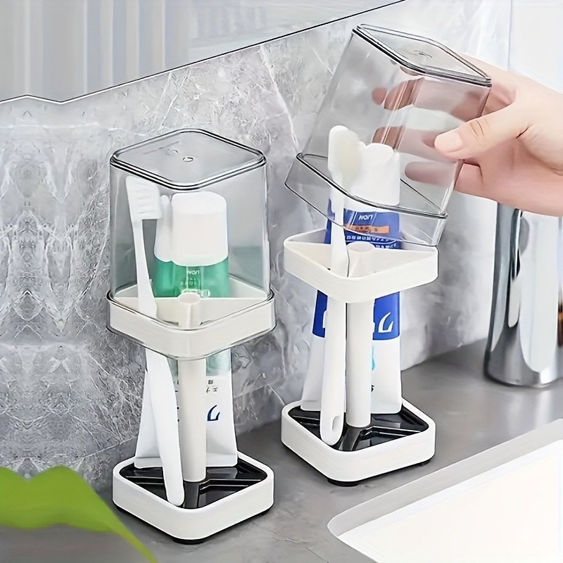 구강 세정제 컵이 포함된 칫솔 홀더 1개, 커플 칫솔  - Toothbrush Holder Set 리뷰 및 가격