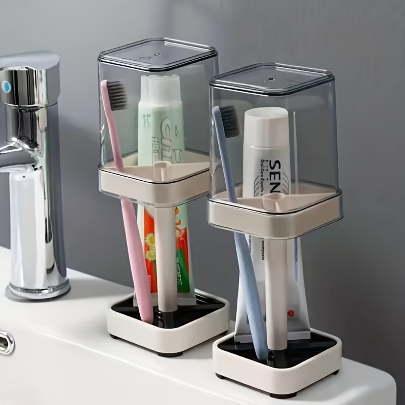 구강 세정제 컵이 포함된 칫솔 홀더 1개, 커플 칫솔  - Toothbrush Holder Set 리뷰 및 가격