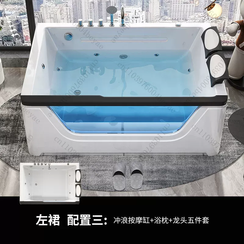 2인용 아크릴 자쿠지 워터폴 마사지 기능 포함 - 지능 - Home Bathroom Jacuzzi 리뷰 및 가격