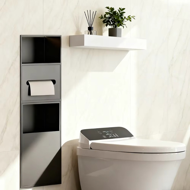 다기능 스테인리스 스틸 욕실 니치 숨김형 티슈 박스 휴 - Home Bathroom Towel Dispenser 리뷰 및 가격