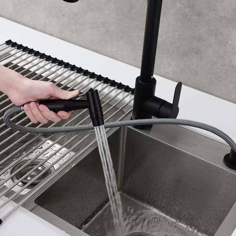 304 스테인레스 스틸 블랙 주방 싱크대 샤워헤드 풀아 - Basin Mixer Tap 리뷰 및 가격