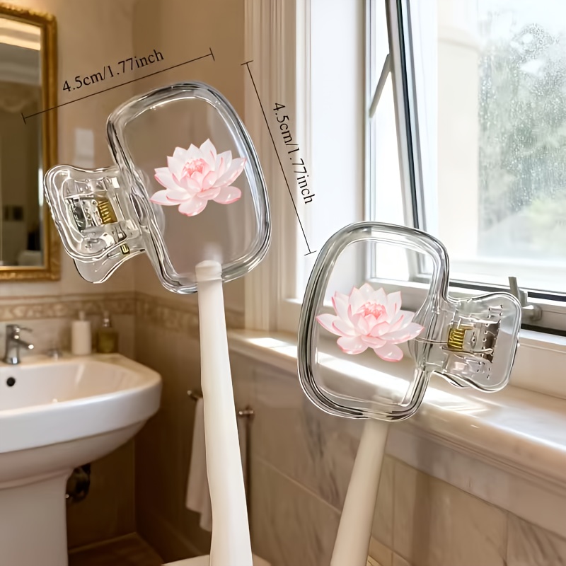 아름다운 연꽃 2개입 칫솔 홀더 휴대용 세트 보호 커버 - Toothbrush Holder Set 리뷰 및 가격