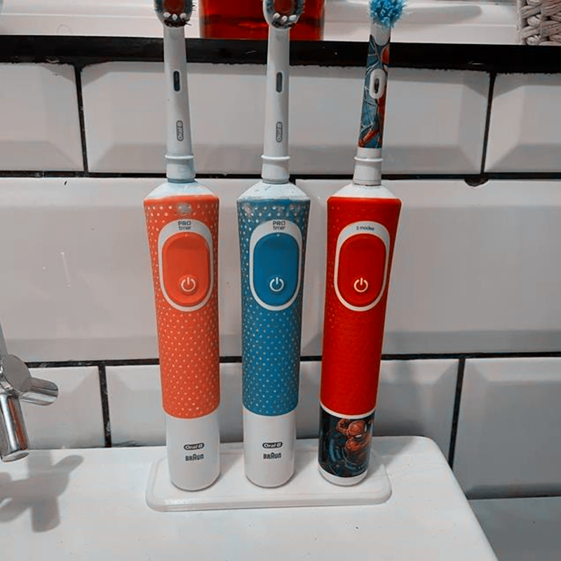 3D 프린팅 전동 칫솔 흰색 스탠드/5, 4, 3, 2 - Toothbrush Holder Set 리뷰 및 가격