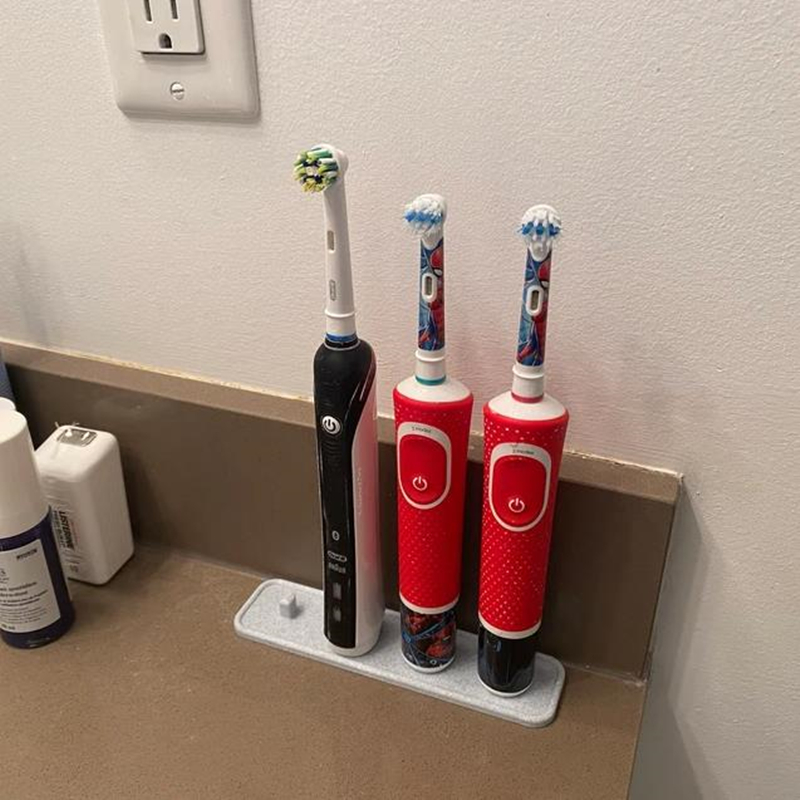 3D 프린팅 전동 칫솔 흰색 스탠드/5, 4, 3, 2 - Toothbrush Holder Set 리뷰 및 가격