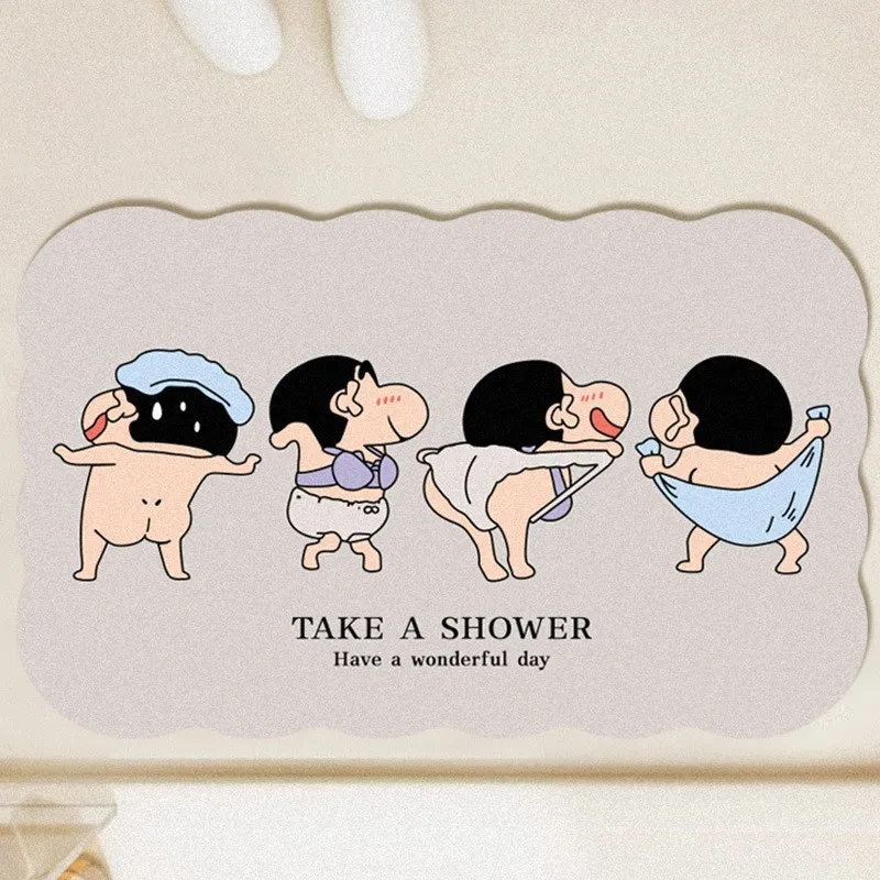 귀여운 만화 짱구 가정용 욕실 주방 변기, 규조토 진흙 - Japan Bathroom.Home 리뷰 및 가격