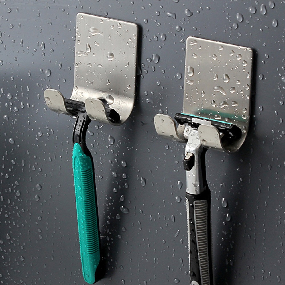 스테인레스 스틸 면도기 홀더 후크 면도기 걸이 자체 접 - Towel Bar Stainless 리뷰 및 가격