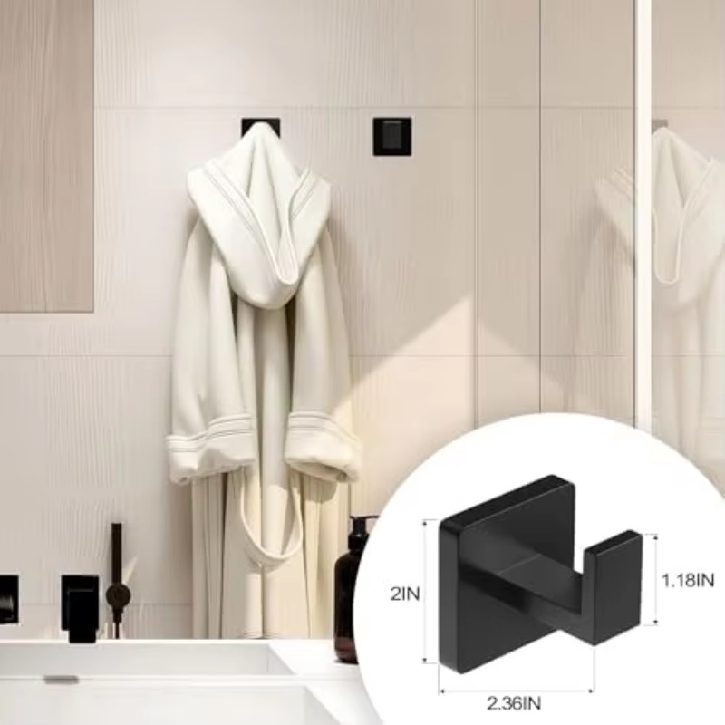 무광 블랙 스테인리스 스틸 친환경 벽걸이 욕실 액세서리 - Towel Bar Stainless 리뷰 및 가격