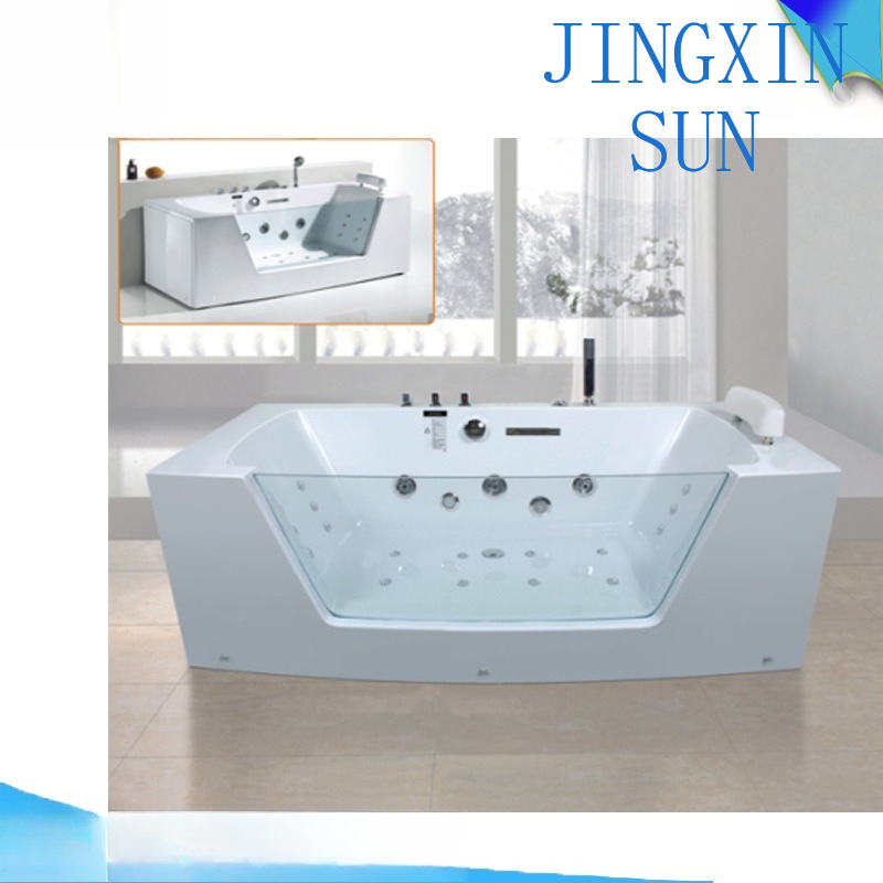 앤디 욕실, 단면 유리 자쿠지, 대형 초광폭 욕조, 깊 - Home Bathroom Jacuzzi 리뷰 및 가격