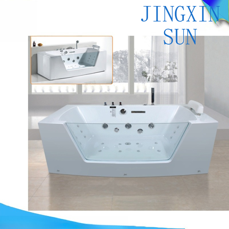 앤디 욕실, 단면 유리 자쿠지, 대형 초광폭 욕조, 깊 - Home Bathroom Jacuzzi 리뷰 및 가격