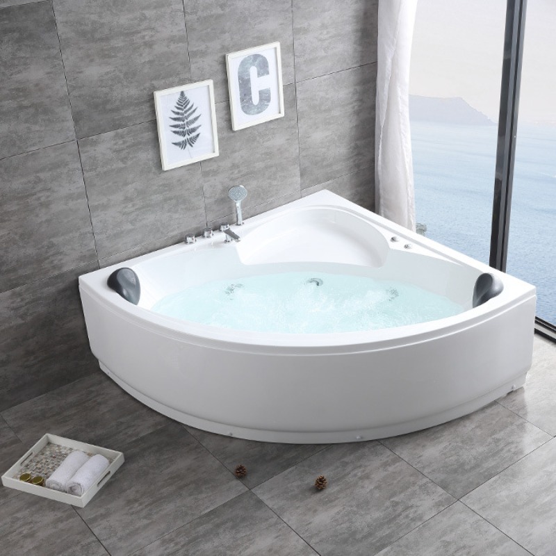 욕실 삼각형 서프 자쿠지 아크릴 독립형 항온 일반 욕조 - Home Bathroom Jacuzzi 리뷰 및 가격