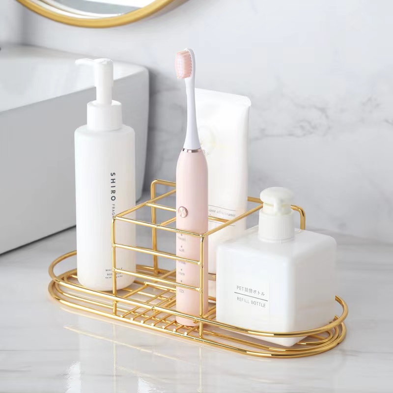 금색 칫솔 홀더 선반 욕실 벽걸이형 스탠드 샤워 텀블러 - Toothbrush Holder Set 리뷰 및 가격