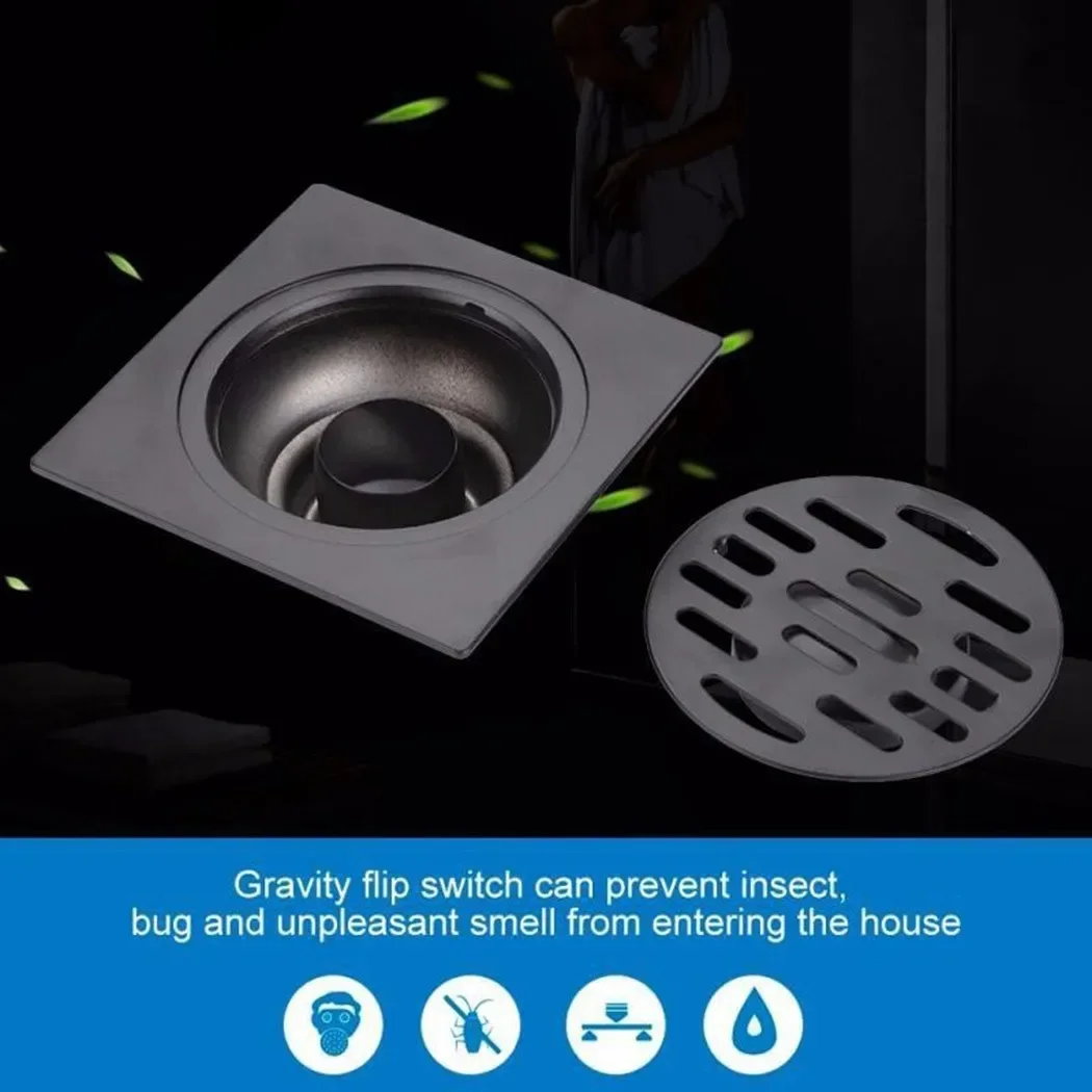 샤워 바닥 드레인 스테인레스 스틸 스퀘어 바닥 드레인  - Home Bathroom Hardware 리뷰 및 가격
