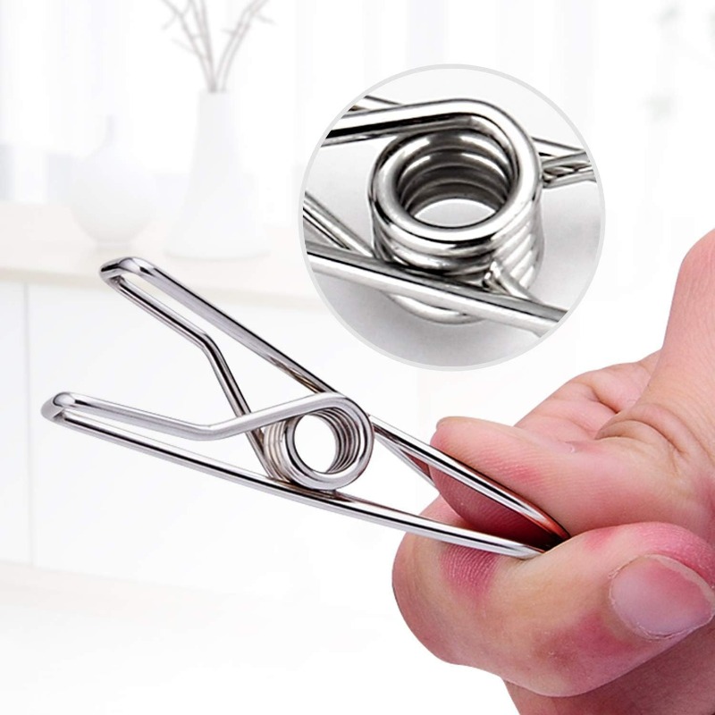10/50개 스테인리스 스틸 클립 다용도 빨래집게 페그 - Towel Bar Stainless 리뷰 및 가격