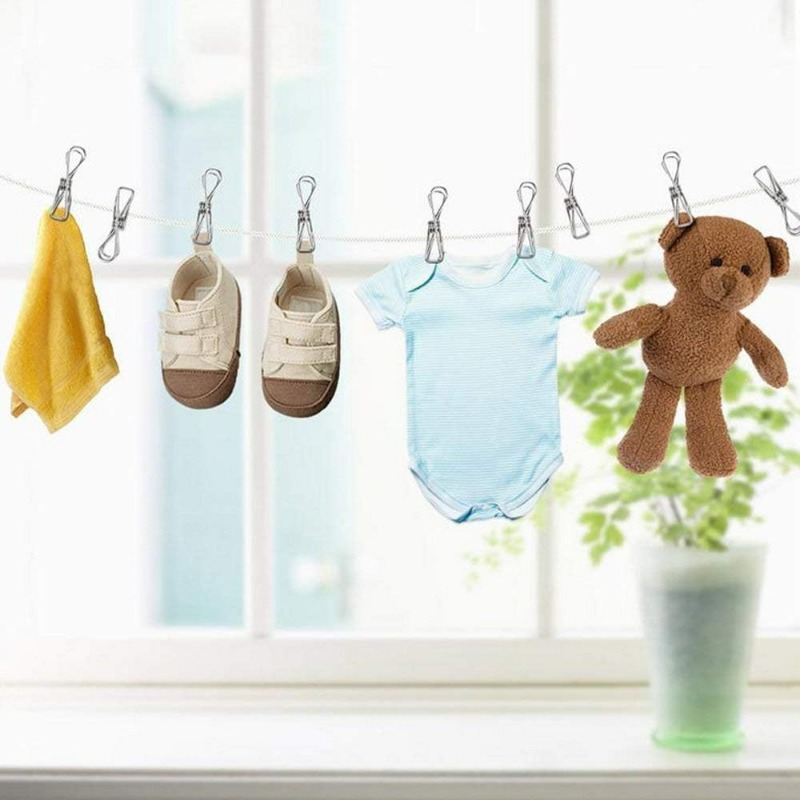 10/50개 스테인리스 스틸 클립 다용도 빨래집게 페그 - Towel Bar Stainless 리뷰 및 가격