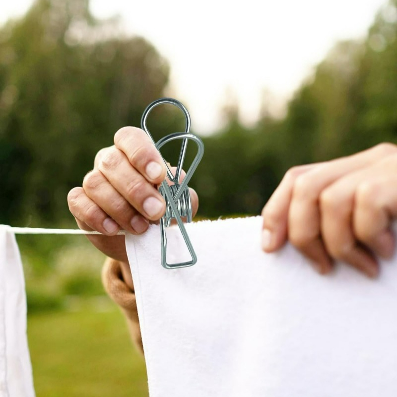 10/50개 스테인리스 스틸 클립 다용도 빨래집게 페그 - Towel Bar Stainless 리뷰 및 가격