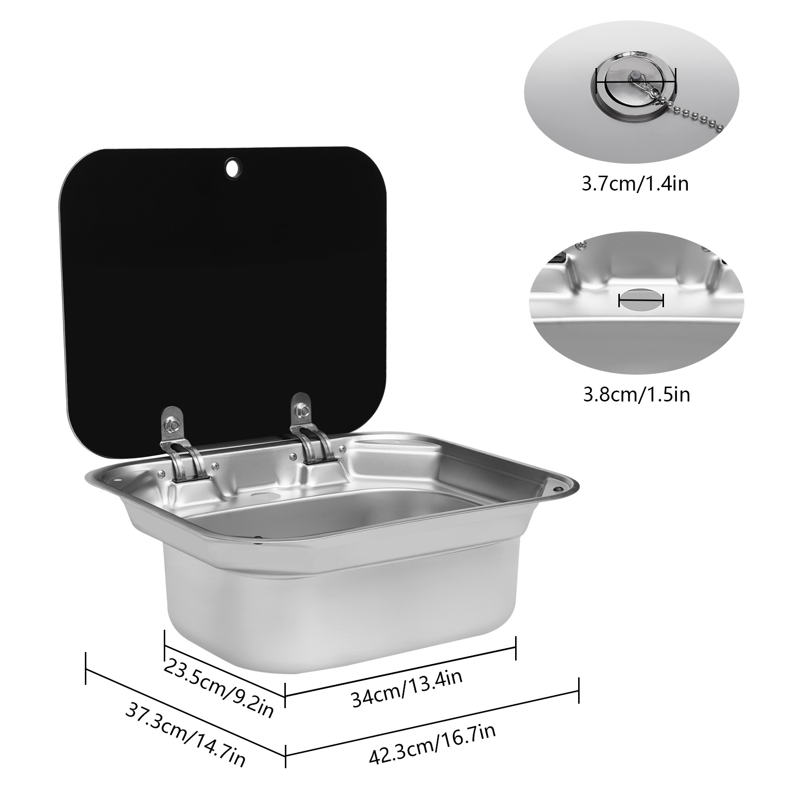 RV 싱크대 콤보 키트(수전 및 배수 호스 포함), 캠 - Basin Mixer Tap 리뷰 및 가격