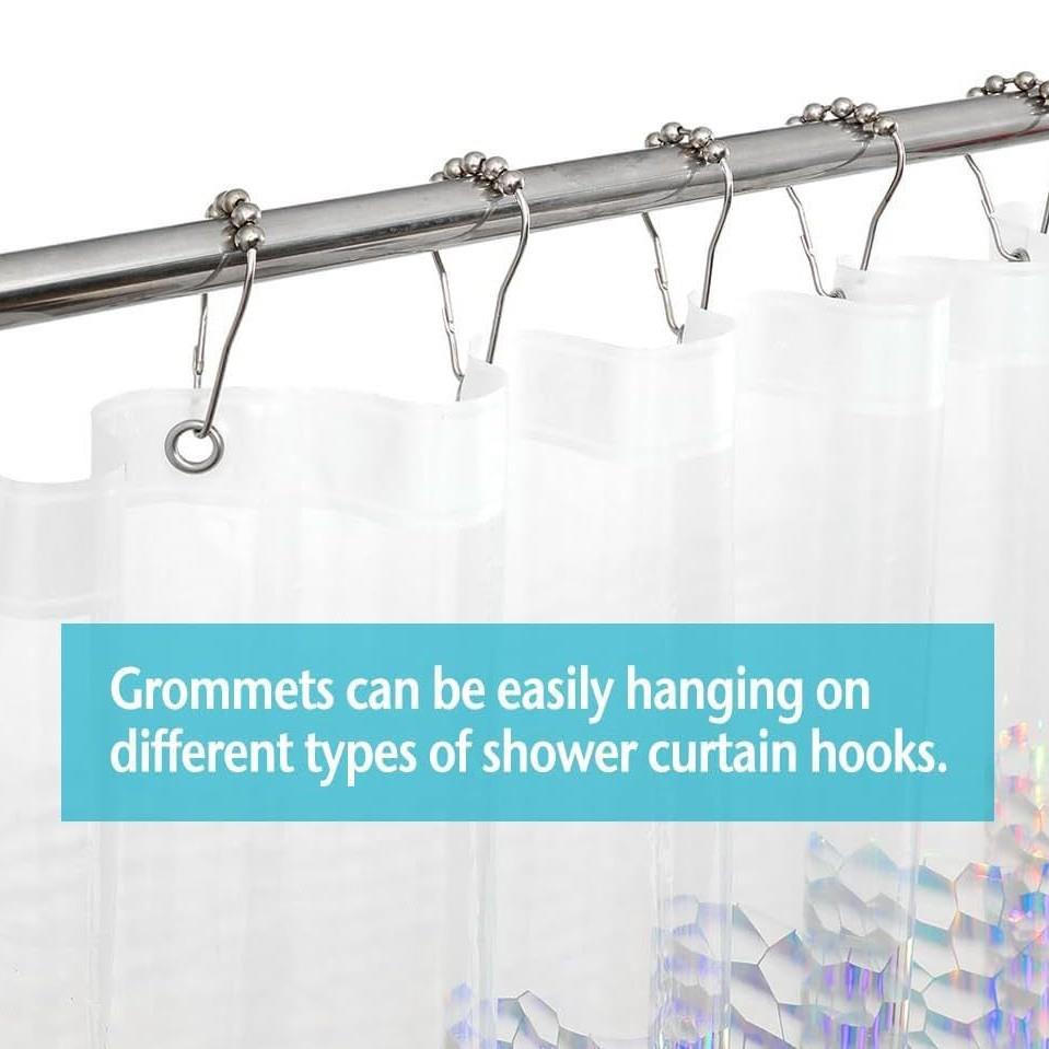 스타 인쇄 샤워 커튼 라이너 72Wx72H 인치 PEV - Shower Curtain Liner 리뷰 및 가격