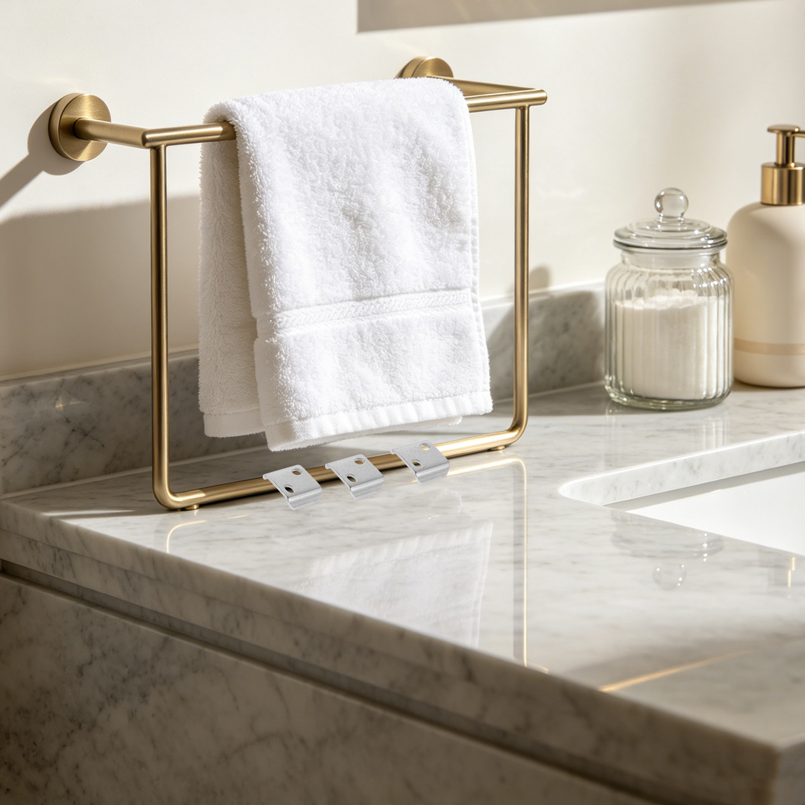 4Pcs 욕실 수건 걸이 장착 하드웨어 스테인레스 스틸 - Towel Bar Stainless 리뷰 및 가격